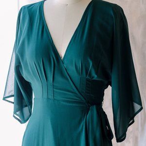 Kimono Sleeve Maxi Dress
